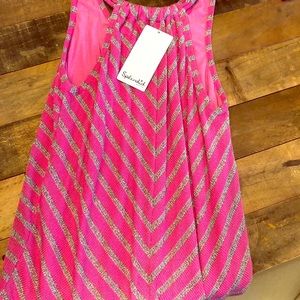 Long Foley sweater tank